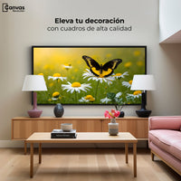 Cuadros Decorativos Canvas Revolution | Danza Entre Flores | Montaje2