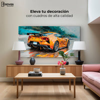 Cuadros Decorativos Canvas Revolution | Deportivo Mclaren | Montaje2