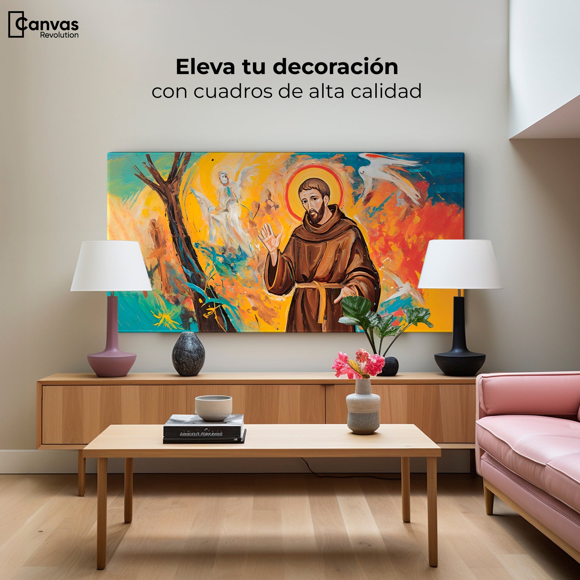 Cuadros Decorativos Canvas Revolution | Divina Inspiracion | Montaje2