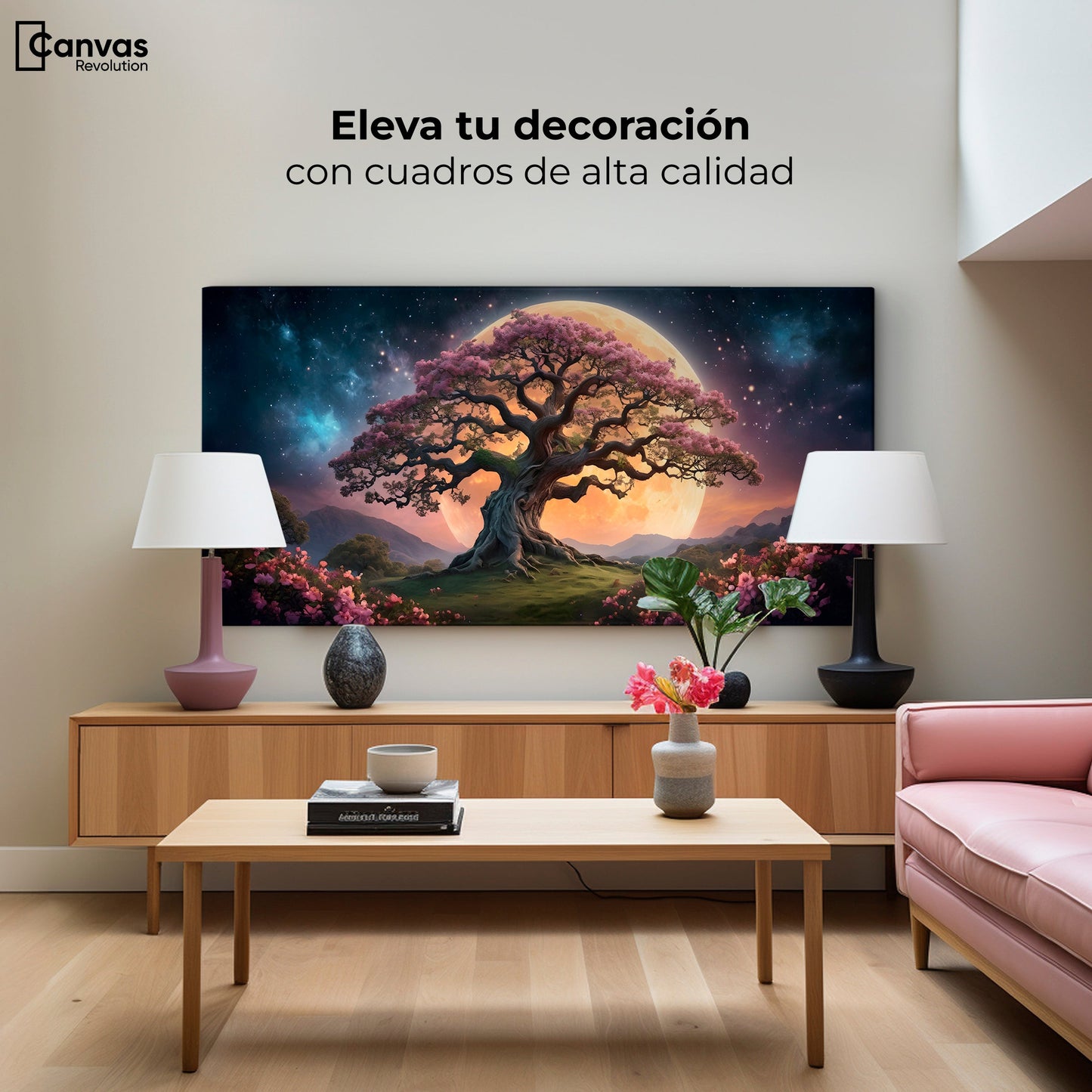 Cuadros Decorativos Canvas Revolution | Ecos Celestiales | Montaje2