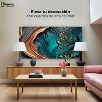 Cuadros Decorativos Canvas Revolution | Elegancia Acuatica | Montaje2