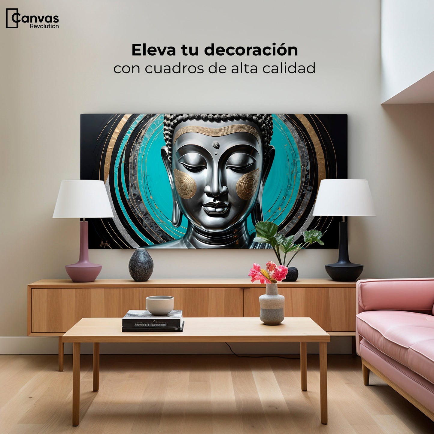 Cuadros Decorativos Canvas Revolution | Esencia Del Buda | Montaje2