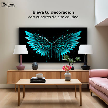 Cuadros Decorativos Canvas Revolution | Esplendor Alado | Montaje2