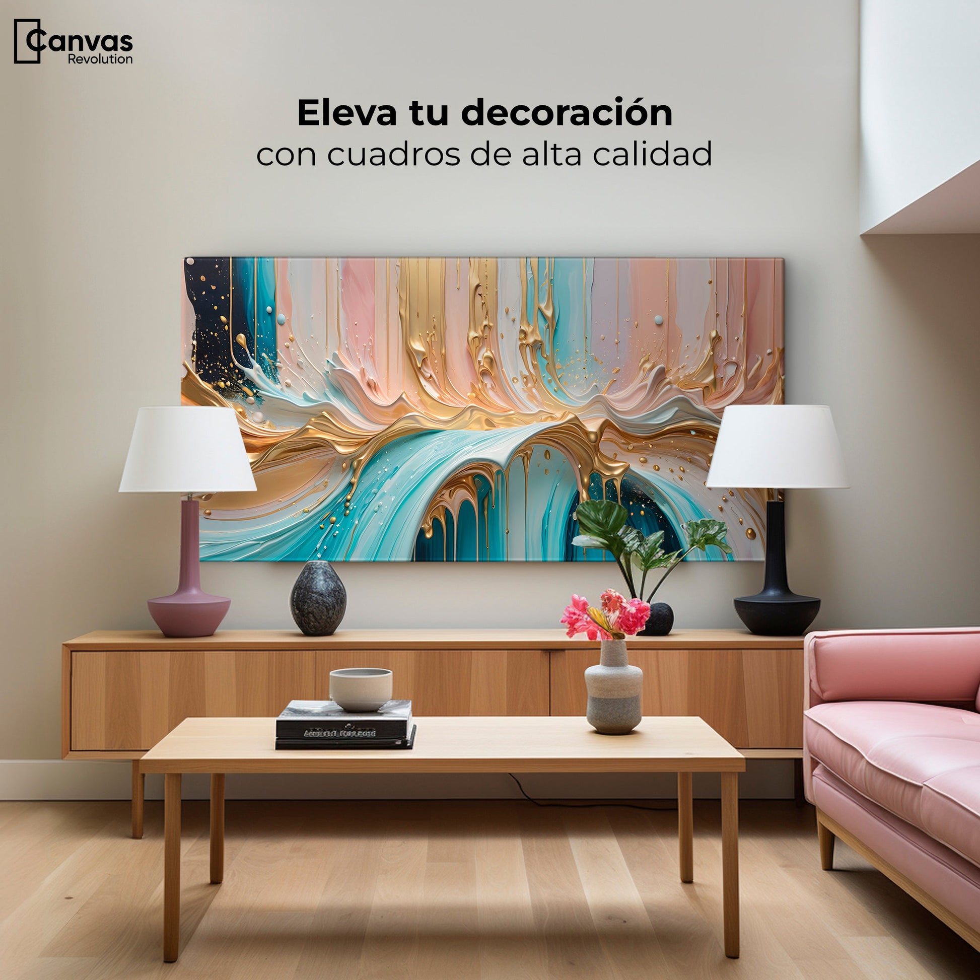 Cuadros Decorativos Canvas Revolution | Eterno Descenso | Montaje2