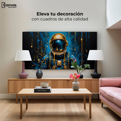 Cuadros Decorativos Canvas Revolution | Explorador Dorado | Montaje2