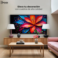 Cuadros Decorativos Canvas Revolution | Flor Aurea Nitida | Montaje2