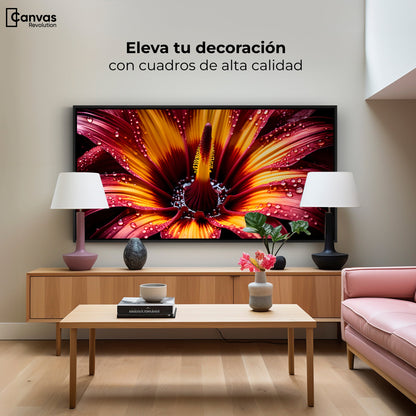 Cuadros Decorativos Canvas Revolution | Flor Del Misterio | Montaje2