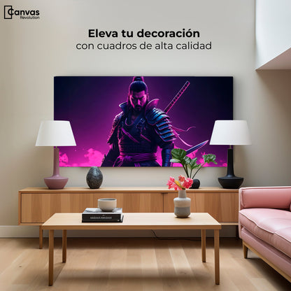 Cuadros Decorativos Canvas Revolution | Guerrero Samurai | Montaje2