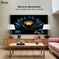 Cuadros Decorativos Canvas Revolution | Loto En Sombra | Montaje2