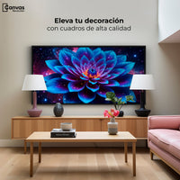 Cuadros Decorativos Canvas Revolution | Luz Violeta Divina | Montaje2