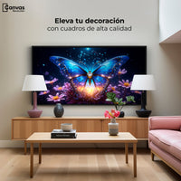 Cuadros Decorativos Canvas Revolution | Mariposa Celestial | Montaje2