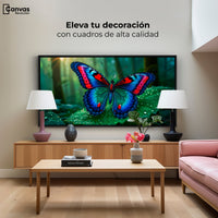 Cuadros Decorativos Canvas Revolution | Mariposa De Selva | Montaje2