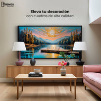 Cuadros Decorativos Canvas Revolution | Muelle Brillante | Montaje2