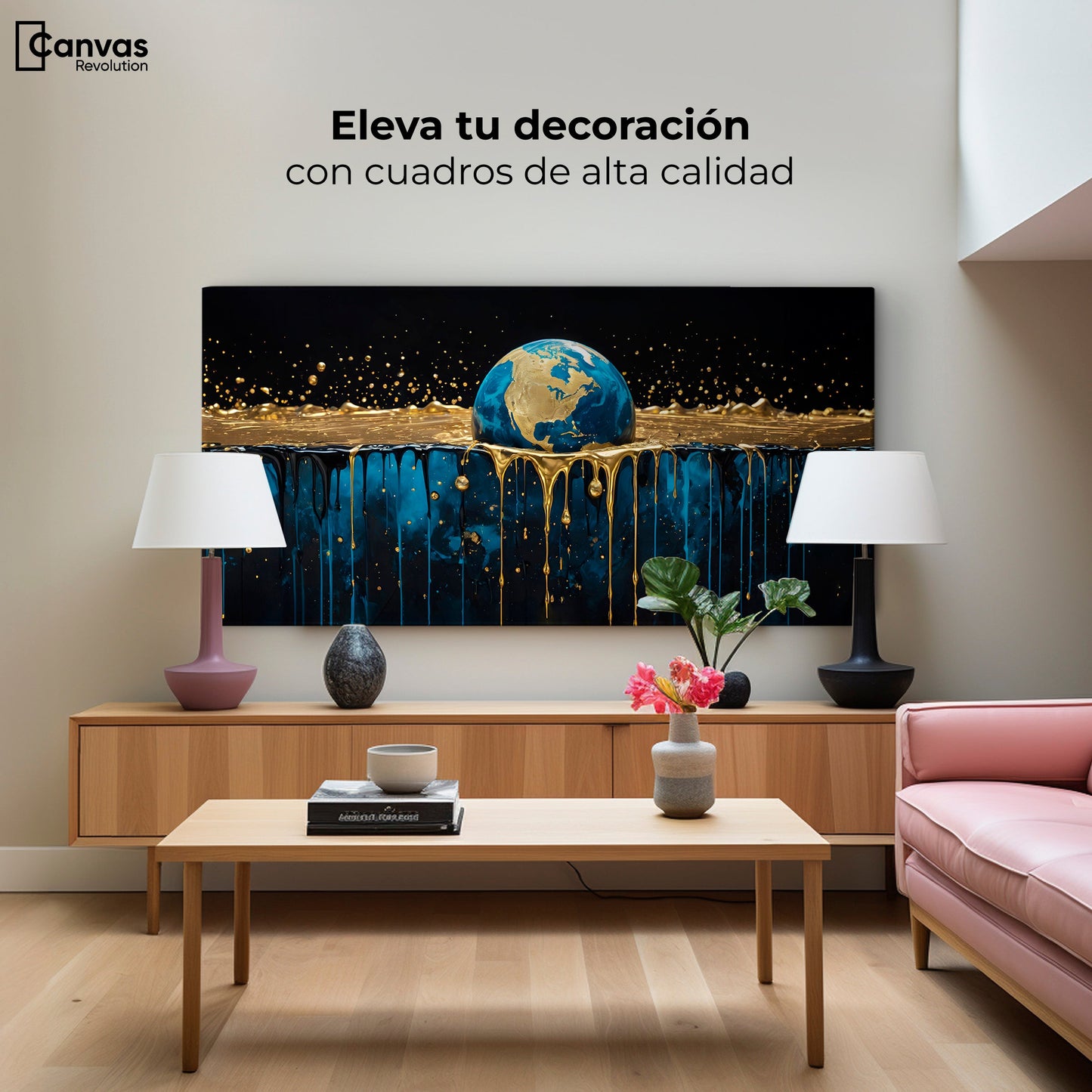 Cuadros Decorativos Canvas Revolution | Mundo Celestial | Montaje2