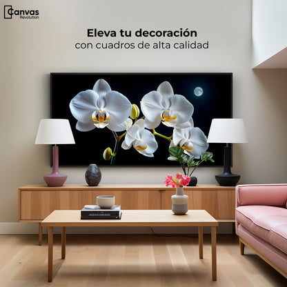 Cuadros Decorativos Canvas Revolution | Orquideas De Noche | Montaje2