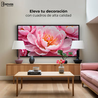 Cuadros Decorativos Canvas Revolution | Peonia Encanto | Montaje2