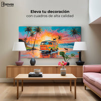Cuadros Decorativos Canvas Revolution | Perros Playeros | Montaje2