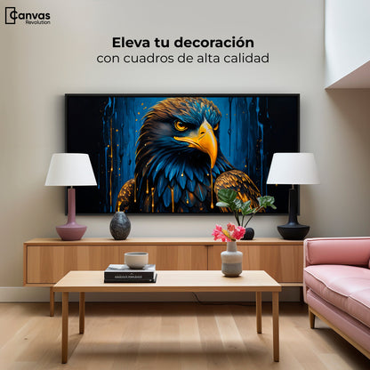 Cuadros Decorativos Canvas Revolution | Plumas Celestiales | Montaje2