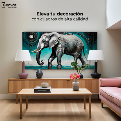 Cuadros Decorativos Canvas Revolution | Poder Elefante | Montaje2