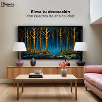 Cuadros Decorativos Canvas Revolution | Reflejos Vibrantes | Montaje2