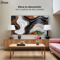 Cuadros Decorativos Canvas Revolution | Remolinos Elegantes | Montaje2