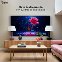 Cuadros Decorativos Canvas Revolution | Rosa Magia Pura | Montaje2