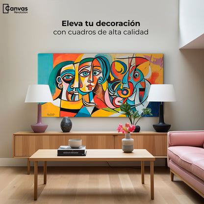 Cuadros Decorativos Canvas Revolution | Rostros Modernos | Montaje2