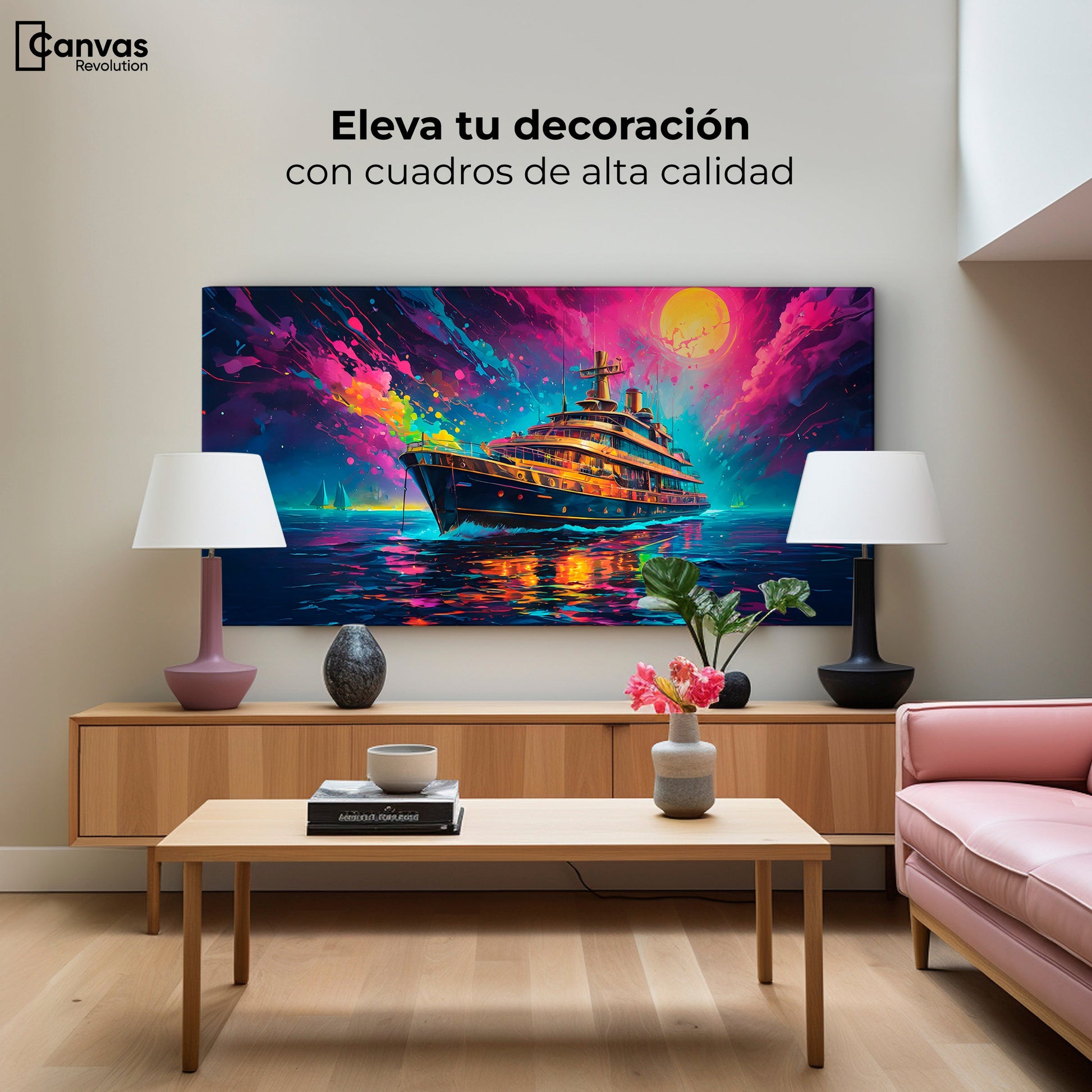 Cuadros Decorativos Canvas Revolution | Suenos Nauticos | Montaje2