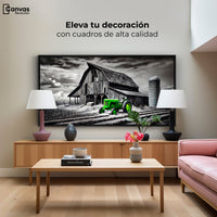 Cuadros Decorativos Canvas Revolution | Verde En La Granja | Montaje2