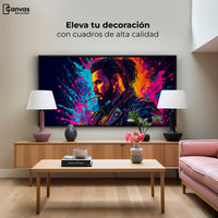 Cuadros Decorativos Canvas Revolution | Vibrante Solitario | Montaje2