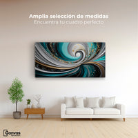 Cuadros Decorativos Canvas Revolution | Abstraccion Lunar | Montaje3