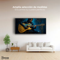 Cuadros Decorativos Canvas Revolution | Acordes Dorados | Montaje3