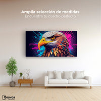 Cuadros Decorativos Canvas Revolution | Aguila Abstracta | Montaje3
