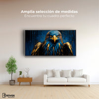 Cuadros Decorativos Canvas Revolution | Aguila Vibrante | Montaje3