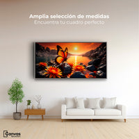 Cuadros Decorativos Canvas Revolution | Alas Al Amanecer | Montaje3