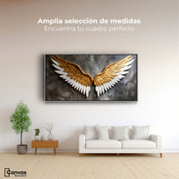 Cuadros Decorativos Canvas Revolution | Alas Angel Eterno | Montaje3