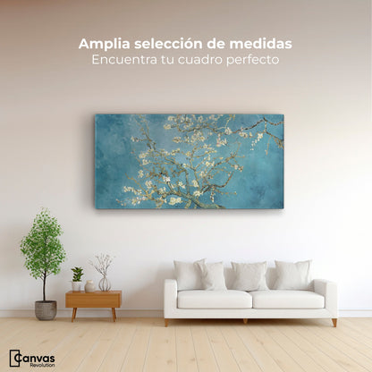 Cuadros Decorativos Canvas Revolution | Almendro En Flor | Montaje3