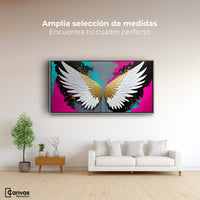 Cuadros Decorativos Canvas Revolution | Angel Protector | Montaje3