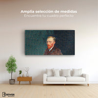 Cuadros Decorativos Canvas Revolution | Autorretrato Por Vincent Van Gogh | Montaje3