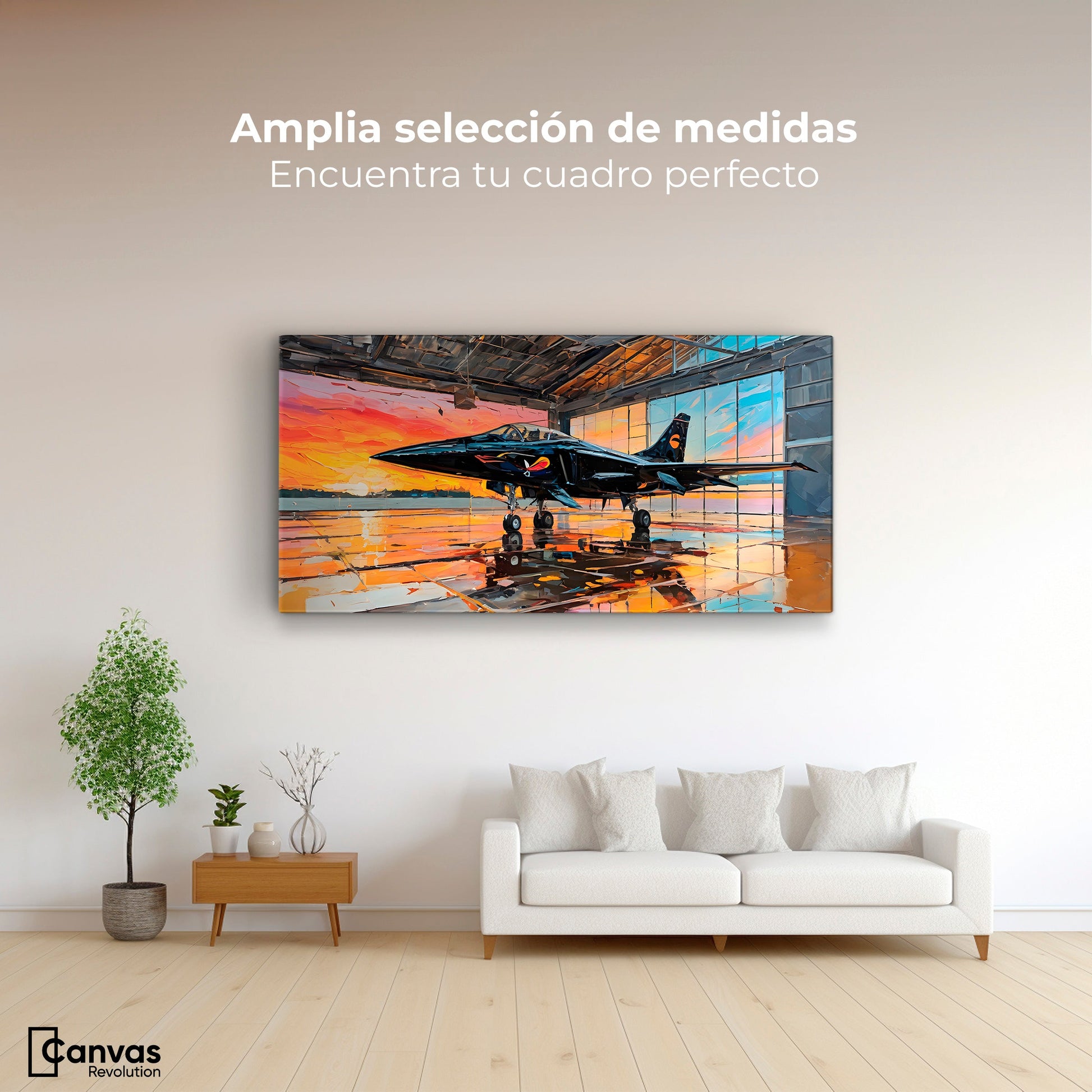 Cuadros Decorativos Canvas Revolution | Base Aerea Ocaso | Montaje3