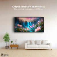 Cuadros Decorativos Canvas Revolution | Cascada De Alas | Montaje3