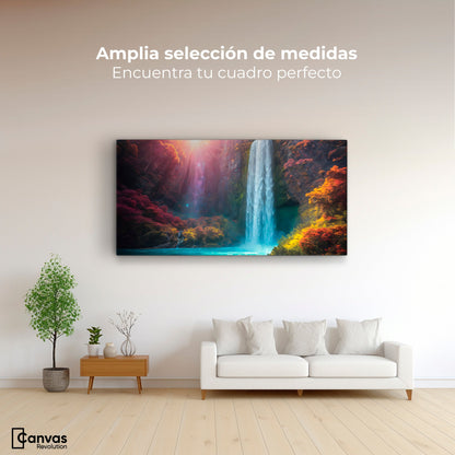 Cuadros Decorativos Canvas Revolution | Cascada Luminosa | Montaje3