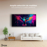 Cuadros Decorativos Canvas Revolution | Colibri Cromatico | Montaje3
