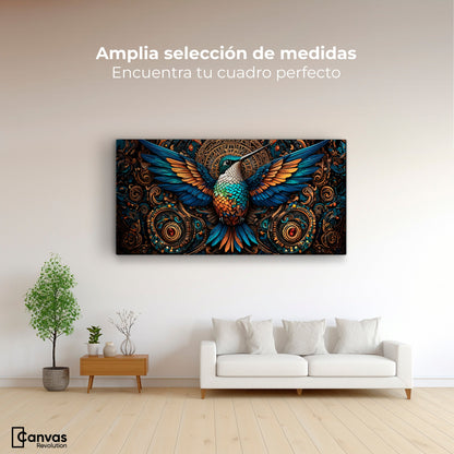 Cuadros Decorativos Canvas Revolution | Colibri Mecanico | Montaje3