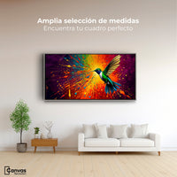 Cuadros Decorativos Canvas Revolution | Colibri Radiante | Montaje3