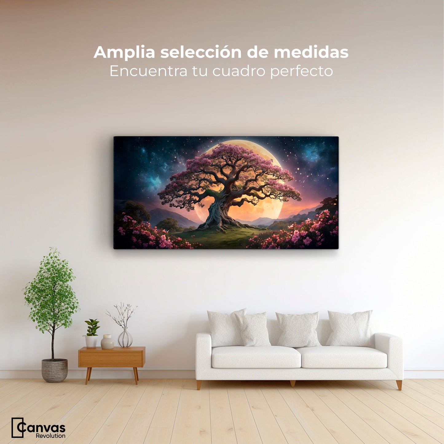 Cuadros Decorativos Canvas Revolution | Ecos Celestiales | Montaje3