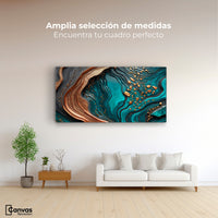 Cuadros Decorativos Canvas Revolution | Elegancia Acuatica | Montaje3