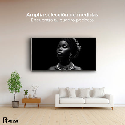 Cuadros Decorativos Canvas Revolution | Elegancia En Sombra | Montaje3