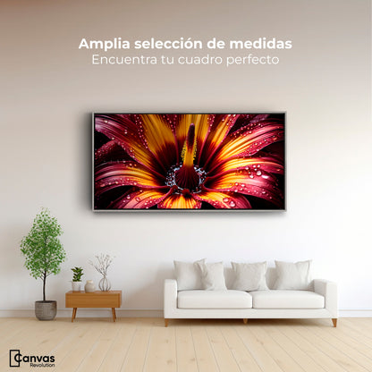 Cuadros Decorativos Canvas Revolution | Flor Del Misterio | Montaje3