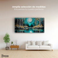 Cuadros Decorativos Canvas Revolution | Lago En Calma Tarde | Montaje3